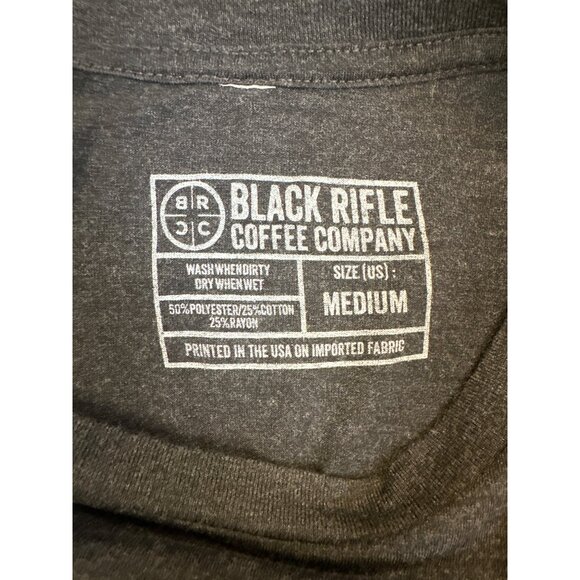 Black Rifle Coffee Co Devil Heart Skeleton  Heart Graphic Tee M - Picture 2 of 5